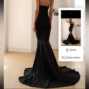 Beautiful long tail shein dress!